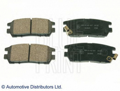 BLUE PRINT adc44243 -  Комплект тормозных колодок, дисковый тормоз